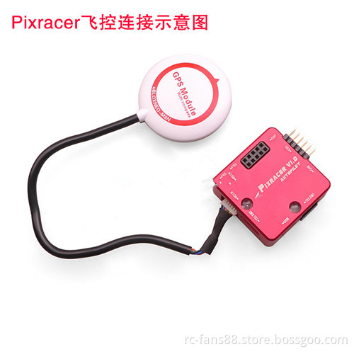 Pixracer Autopilot Xracer V1.0 Flight Controller Mini PX4 Built-in Wifi and MINI M8N GPS For FPV Racing RC Multirotor